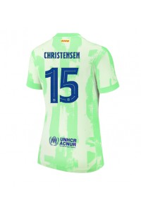 Fotbalové Dres Barcelona Andreas Christensen #15 Dámské Třetí Oblečení 2024-25 Krátký Rukáv